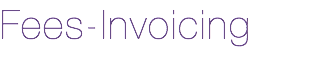 Fees-Invoicing